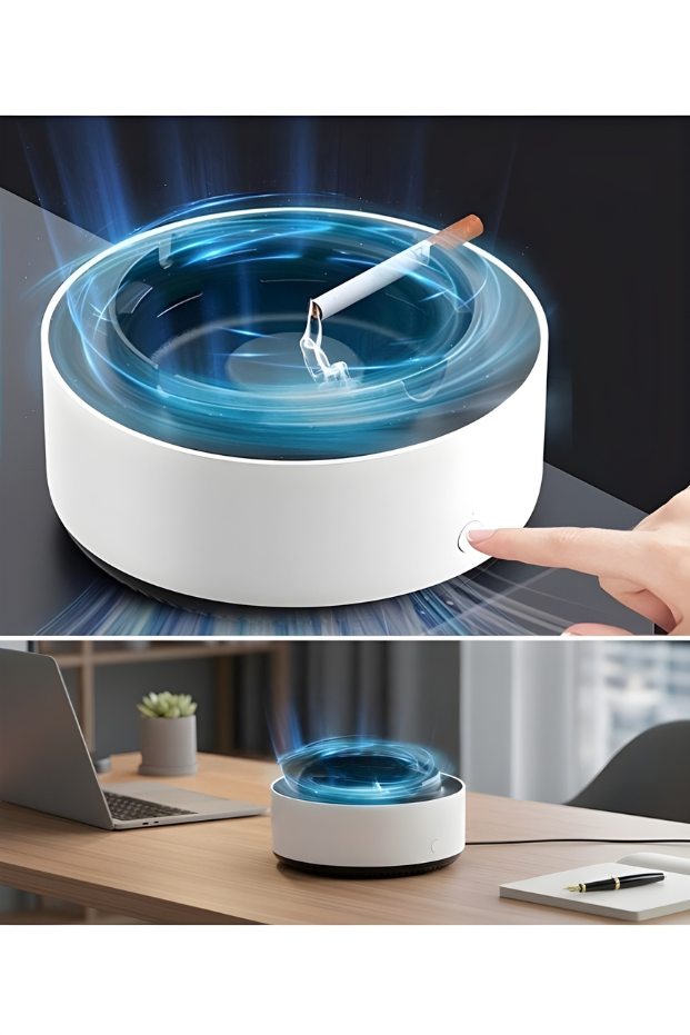 AirFlow™  360 Derece Duman Çeken Ve Kokuyu Hapseden Küllük